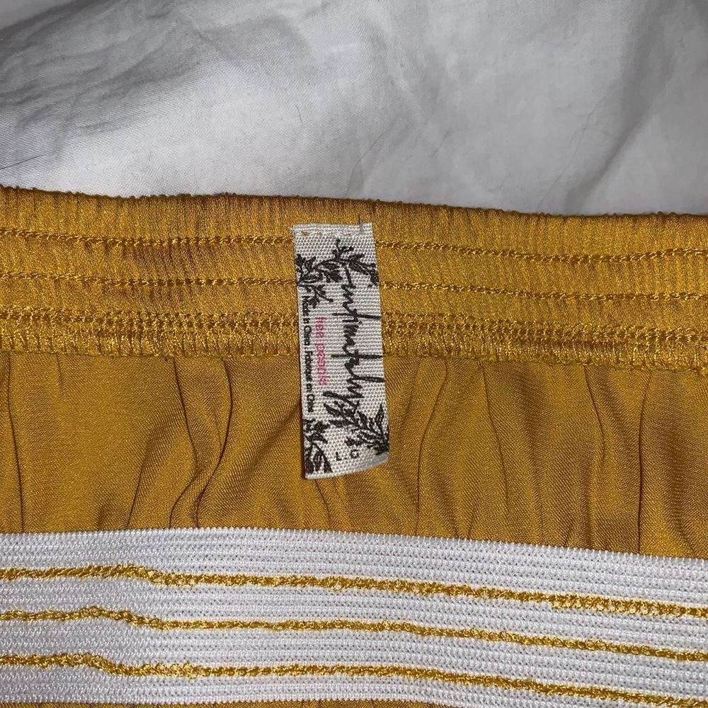Free People Gold Tube Top - Large - Picture 4 of 4